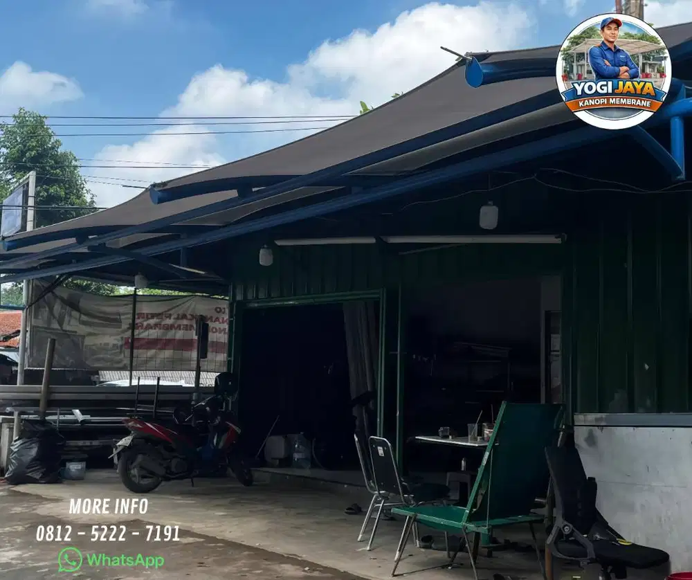 Kanopi Membrane untuk Carport, Cafe, dan Taman Jabodetabek