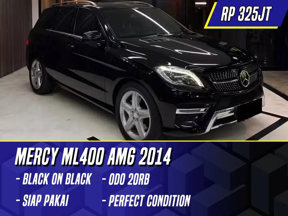 Mercedes Benz ML400 AMG 2014 Black Hitam Mercy ML 400