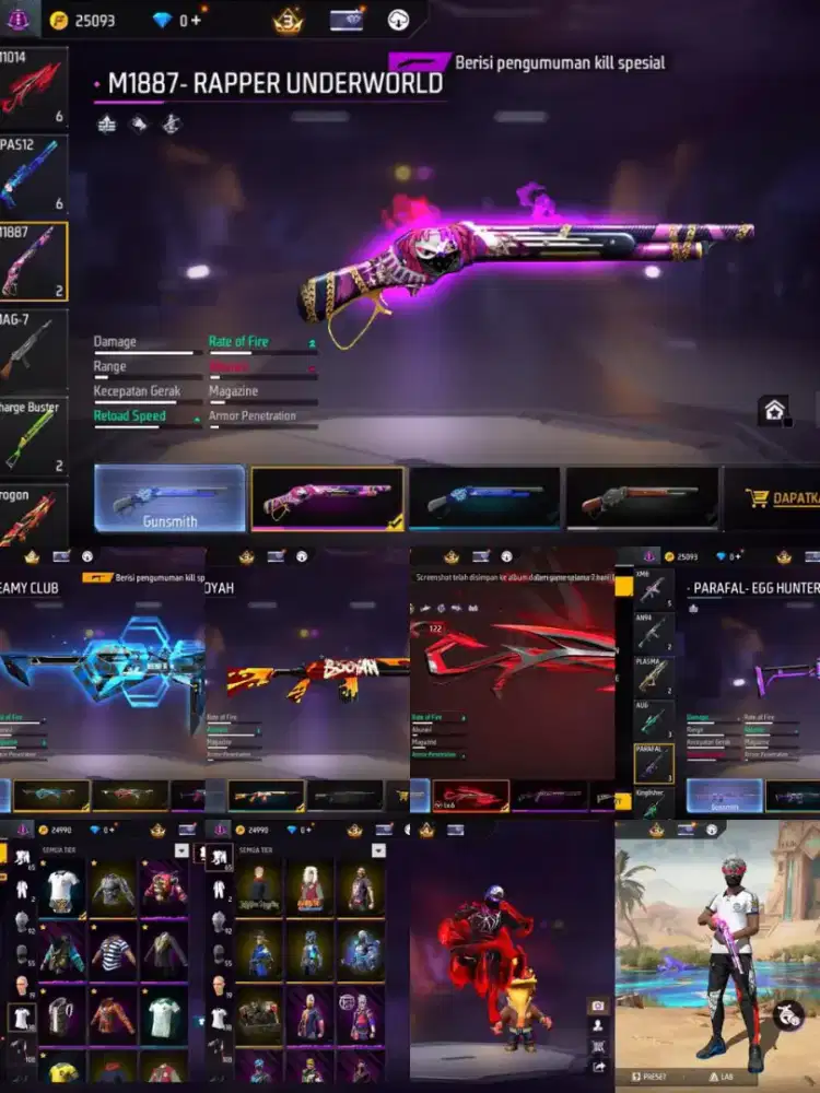 JUAL AKUN FF SPEK LIHAT DI FOTO