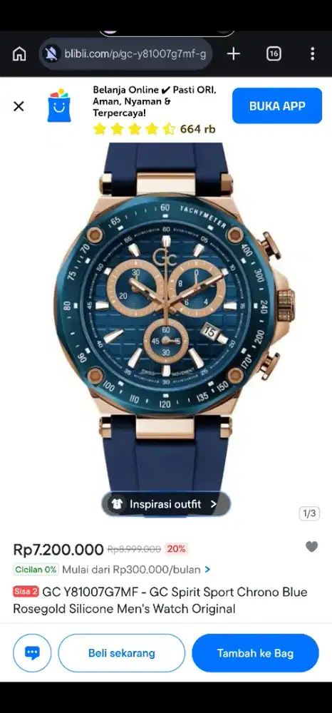 Jam Gc original Made in France satuan atau couple