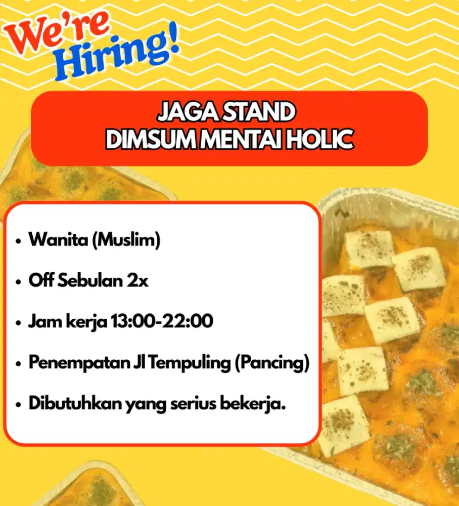 Jaga stand dimsum mentai
