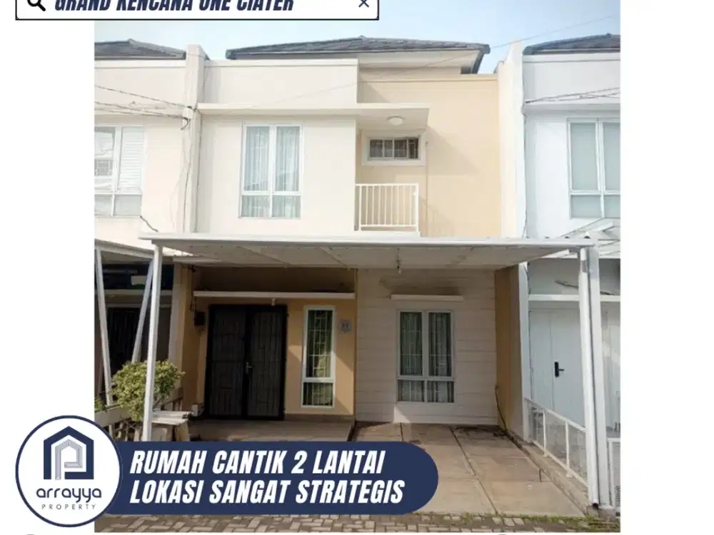 DIJUAL RUMAH CANTIK SELANGKAH KE BSD CITY DI GRAND KENCANA ONE CIATER (EN694)