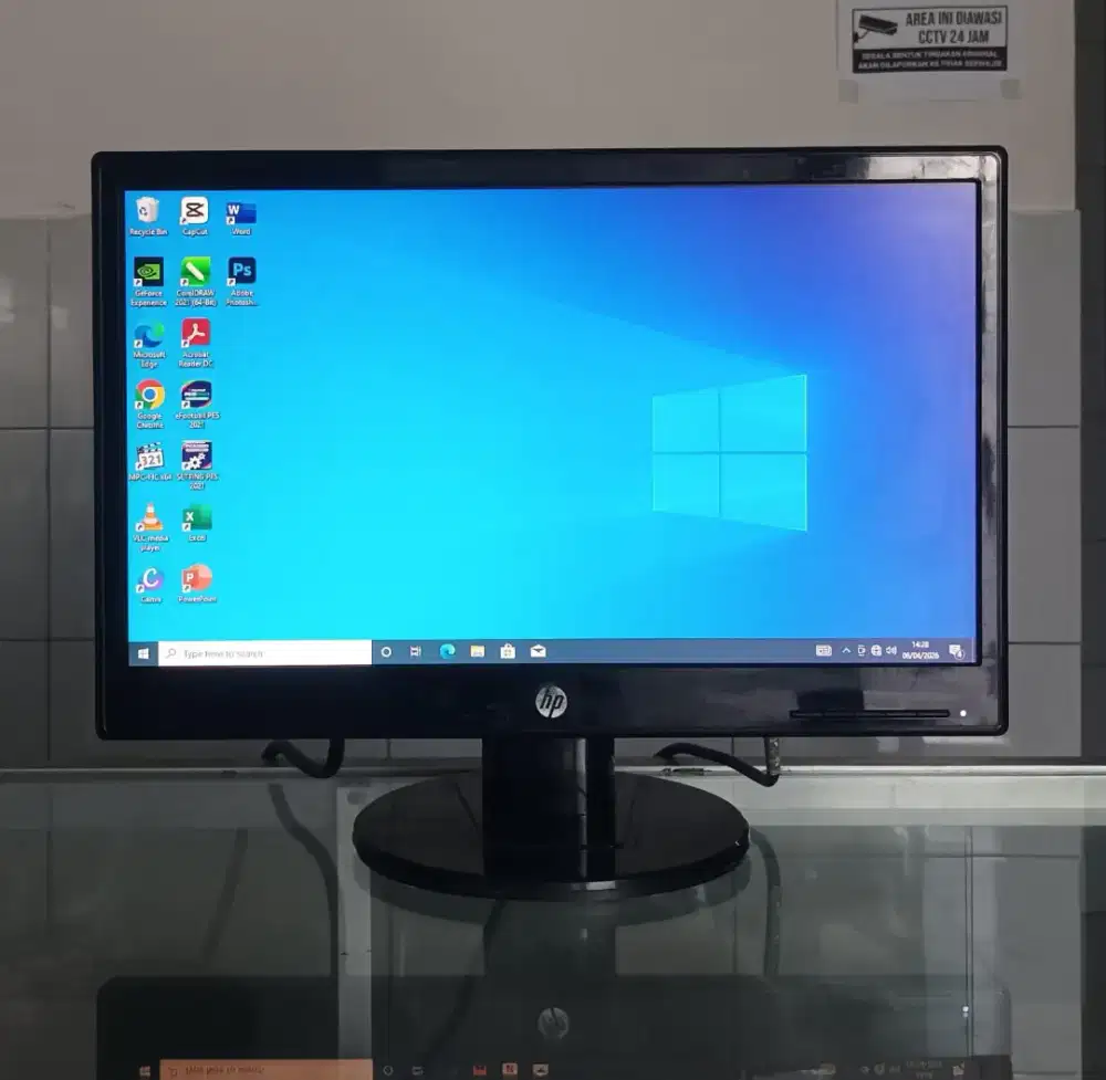 MONITOR LED 19INCH HP 19KA HD 60HZ PORT VGA
