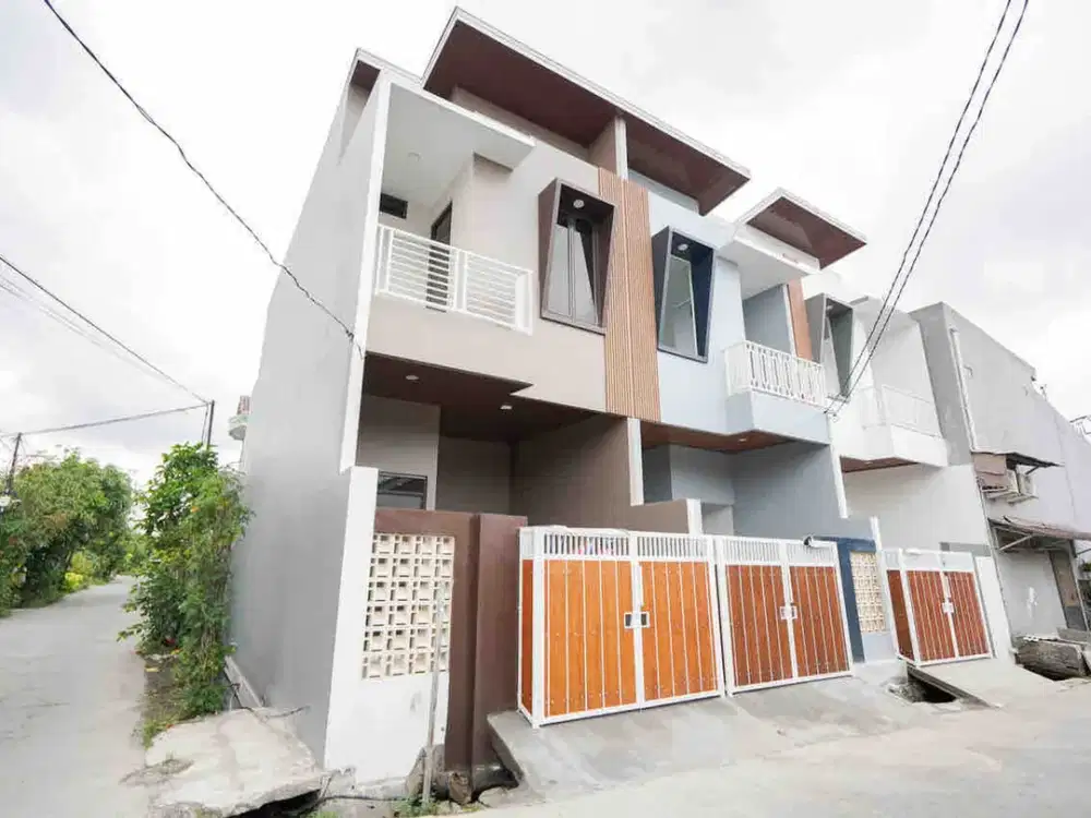 Rumah 2 Lt SHM 10 menit ke Plaza Taman Harapan Baru Siap KPR J-45608