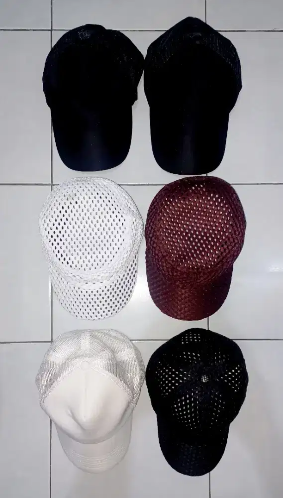 TOPI JARING IMPORT & LOCAL (PROMO 6 PCS)