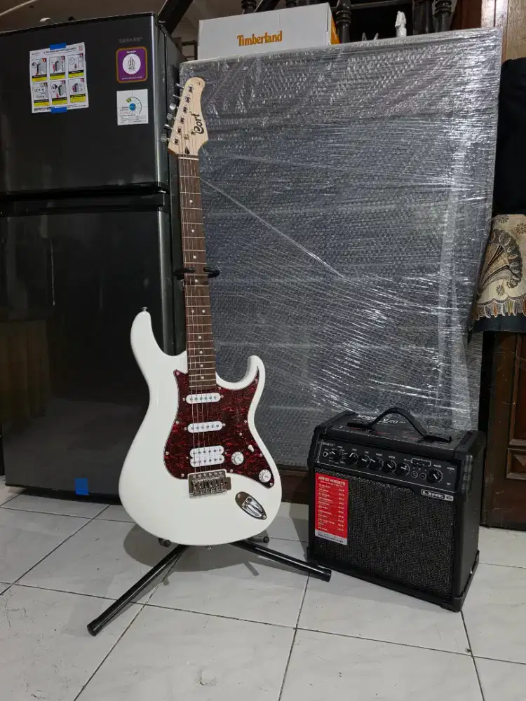 Guitar Elektrik Cort & Amplifier