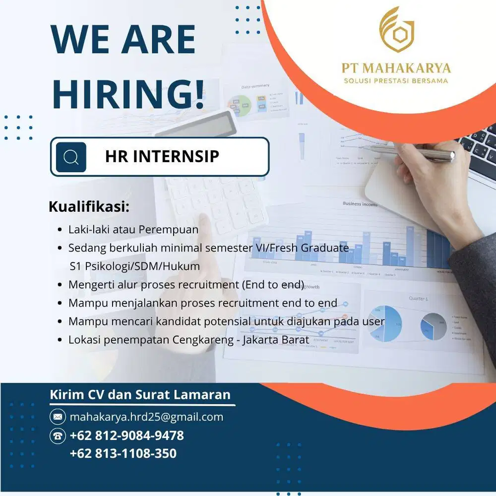 Lowongan Pekerjaan HR Intership
