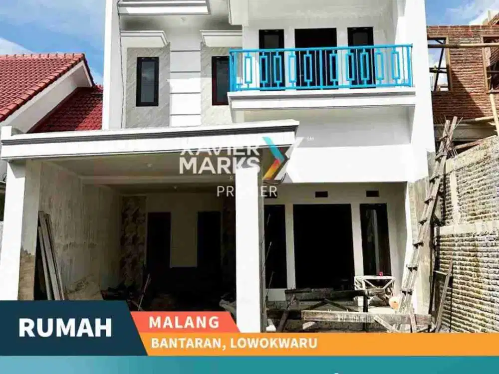 Dijual Rumah Baru 2 Lantai di Bantaran, Lowokwaru Malang