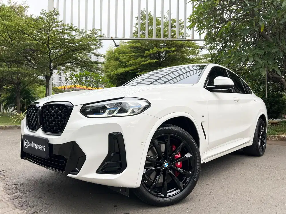 KM.16.000 BMW X4 M M-SPORT 2024/2023 X 4 WHITE ON BLACK TDP125JT RARE