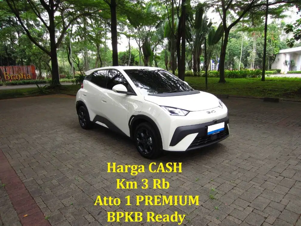 [Harga CASH] BYD Atto 1 PREMIUM - Km 3 Rb - Range 380 Km - Like NEW !!