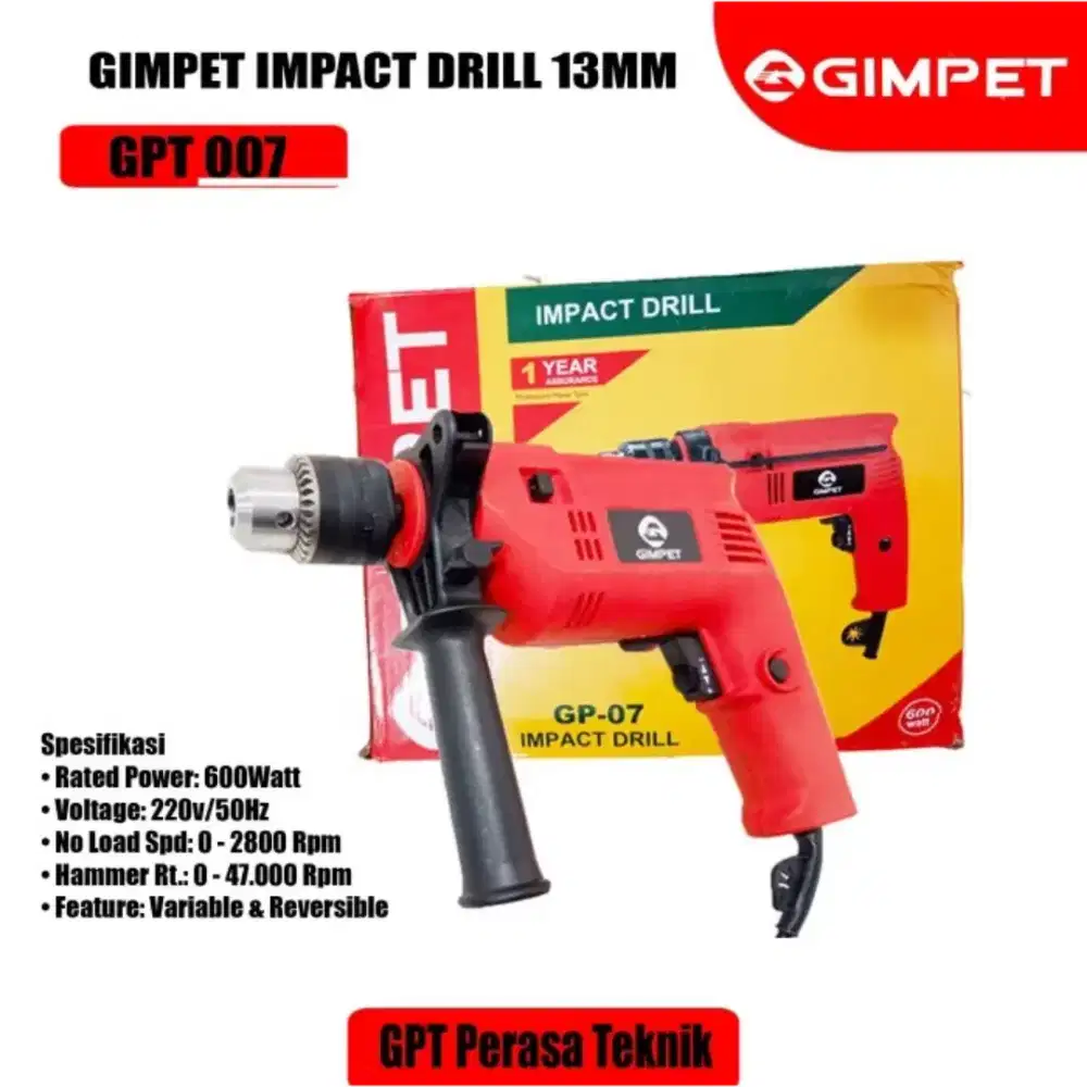 13mm mesin bor tangan listrik impact beton tembok