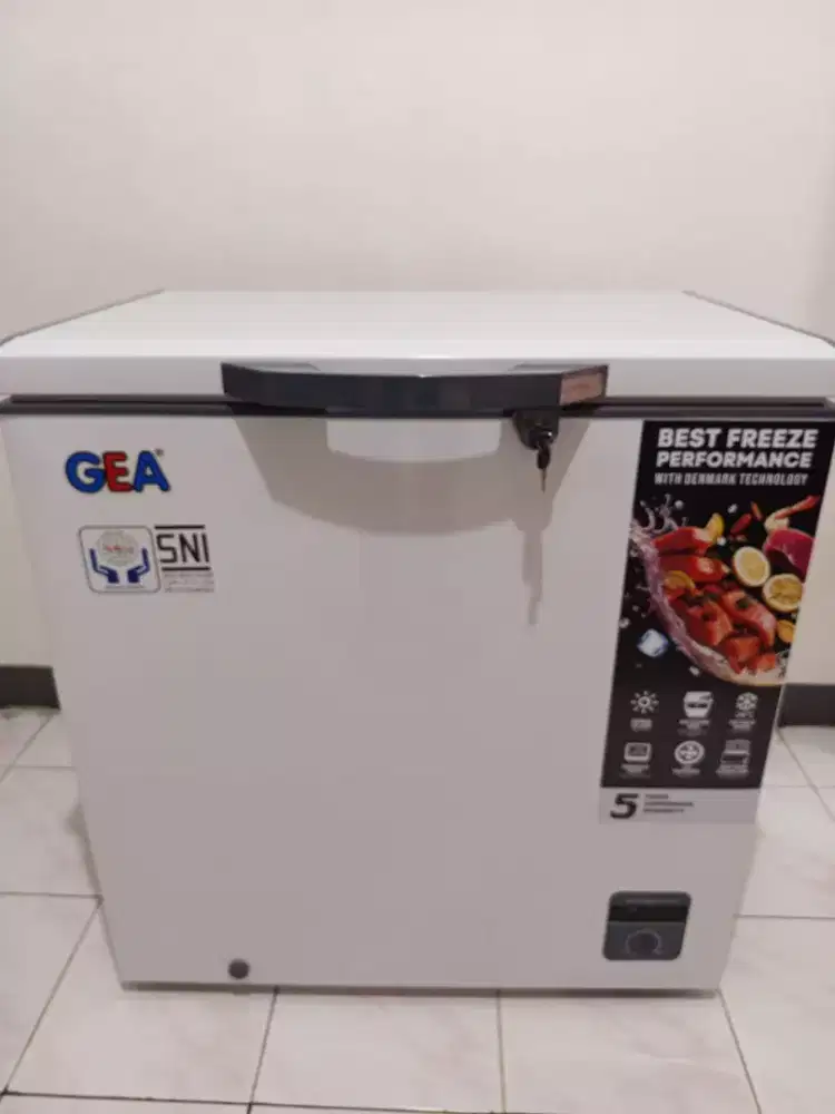 JUAL FREEZER BARU GEA 200LITER type AB 209