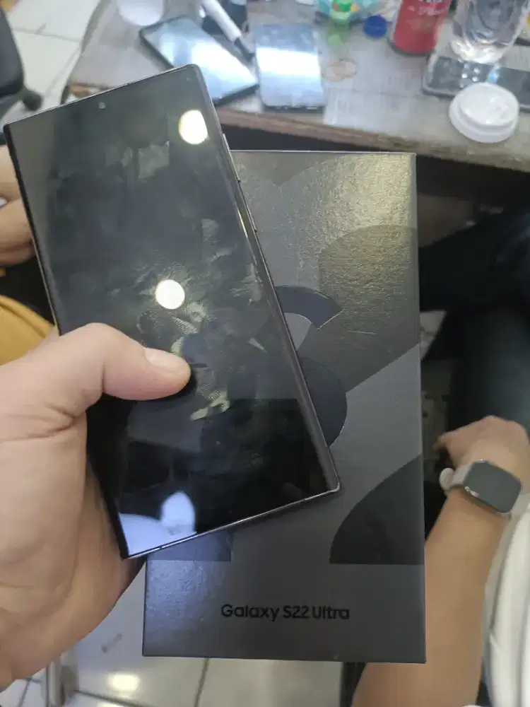Samsung S22 Ultra 8/128 ex resmi Sein hp+dus kondisi mati total