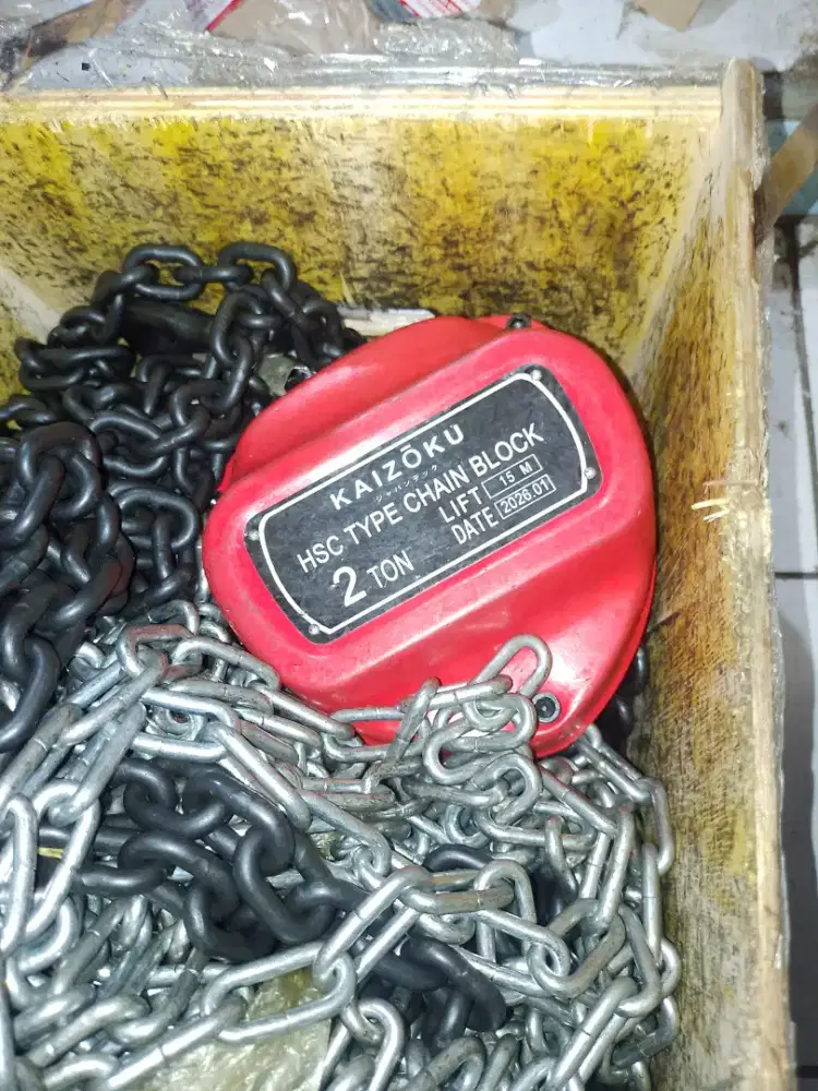 2 ton 15 meter chain block takel katrol chainblock segitiga