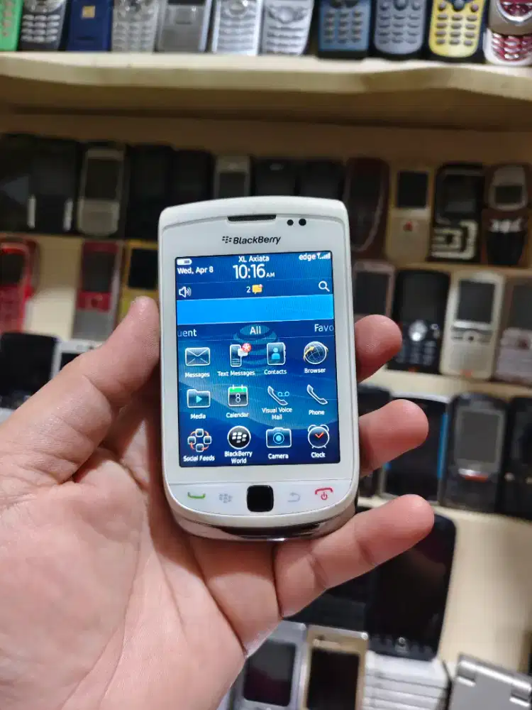 Blackberry Torch 9800 white Full Original mulus