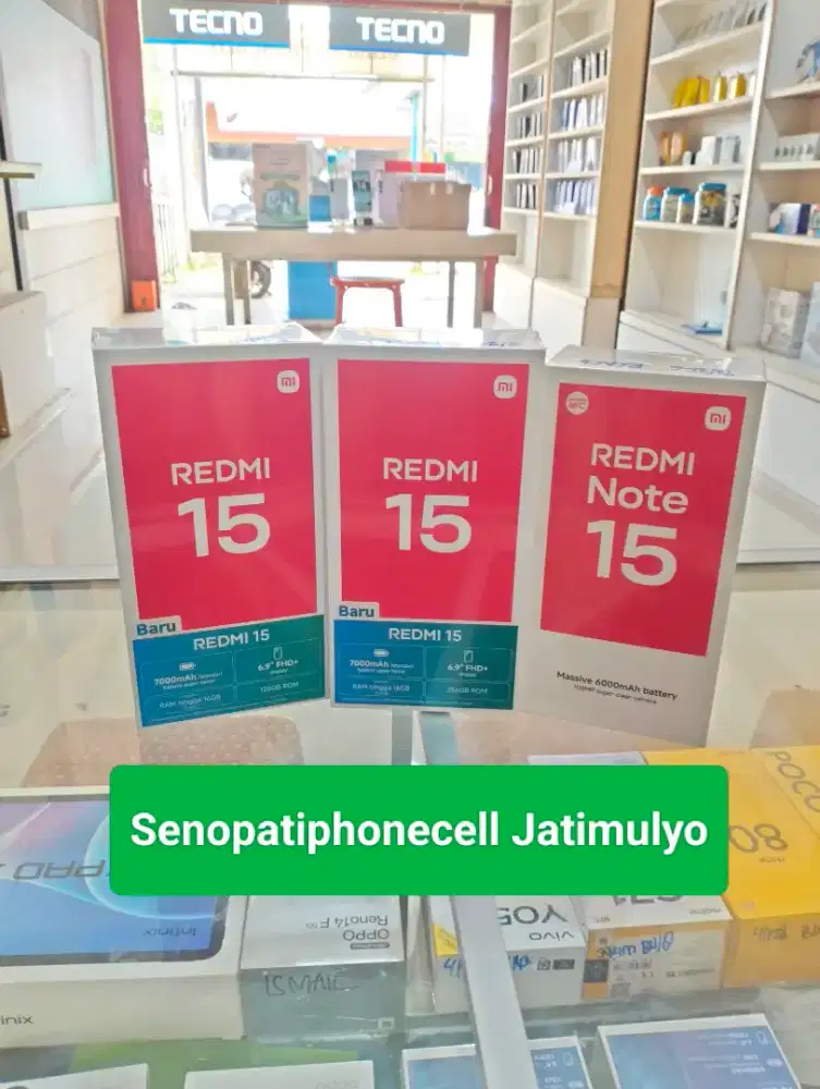 Redmi 15 Ram 8/128 GB Garansi Resmi Harga Promo!!