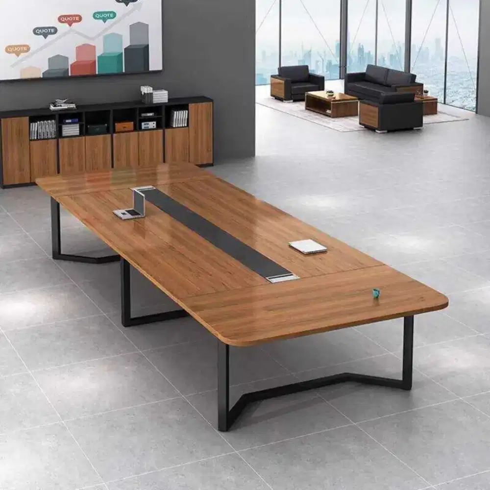 Meja Meeting Kantor Meja Rapat Meja Konferensi Meja Kantor Industrial