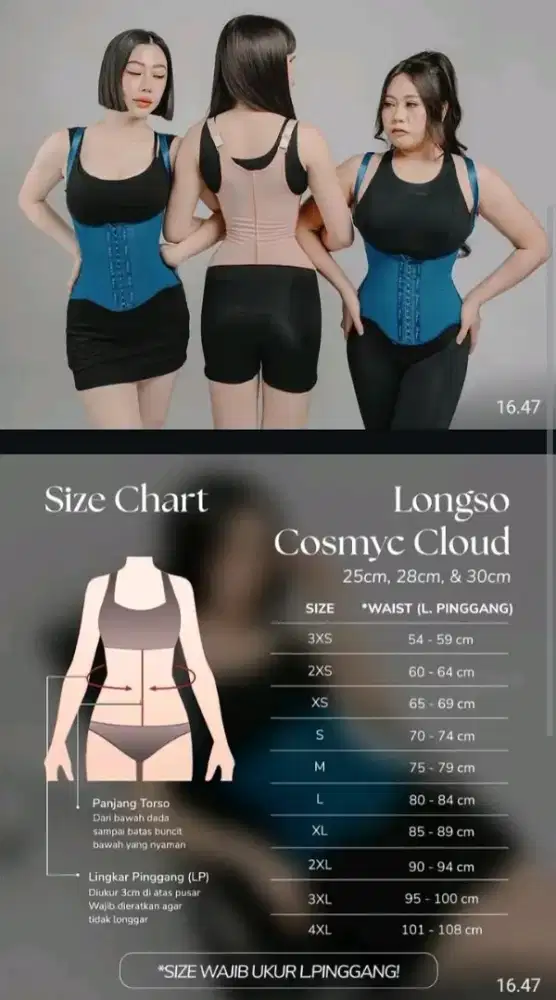 Corset longtorsco