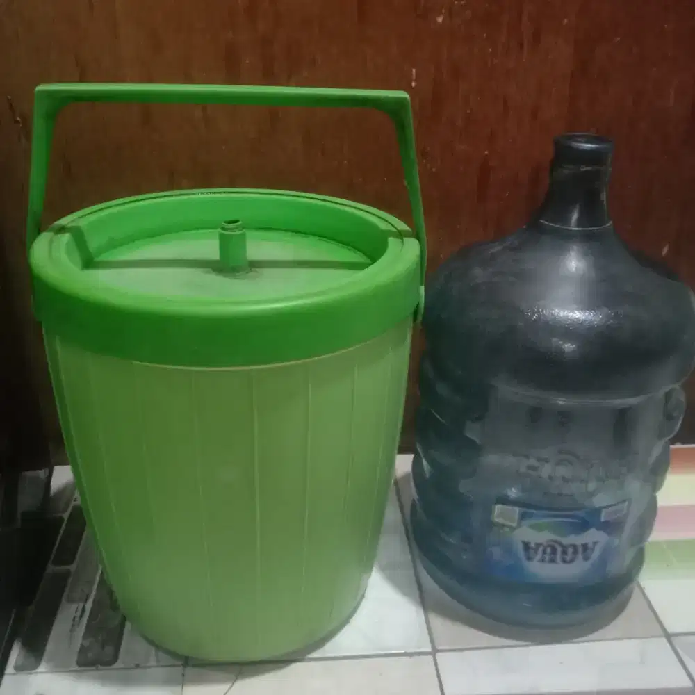Jual 1 Paket Termos Air AQua Galon isi ulang