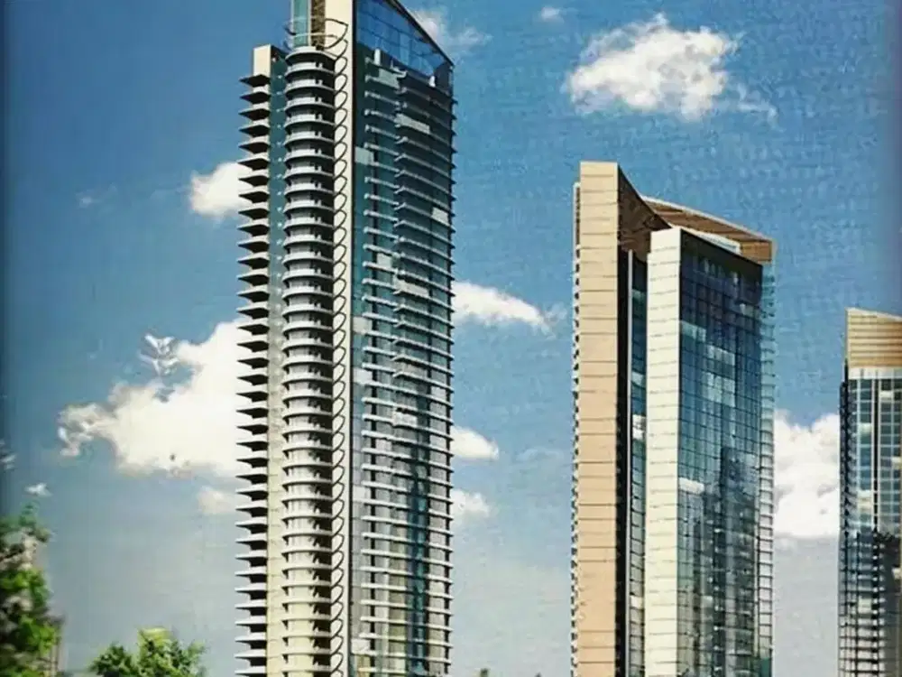 Disewakan – Kemang Village Tower Tiffany 3BR dengan Balkon. View Sudirman. Harga Terbaik.