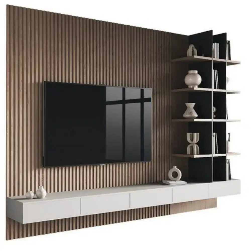 Backdrop TV Modern Minimalis