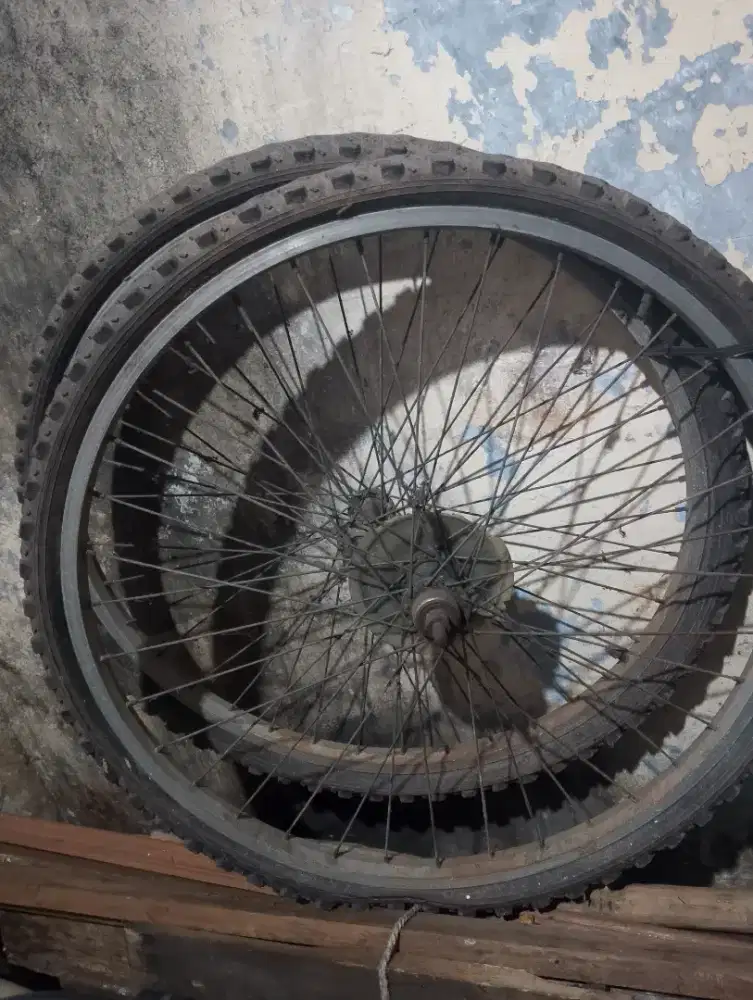 velg sepeda 20inch set depan belakang