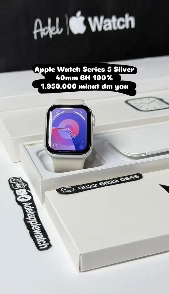 Apple watch series 5 40mm Bh 100 iwatch