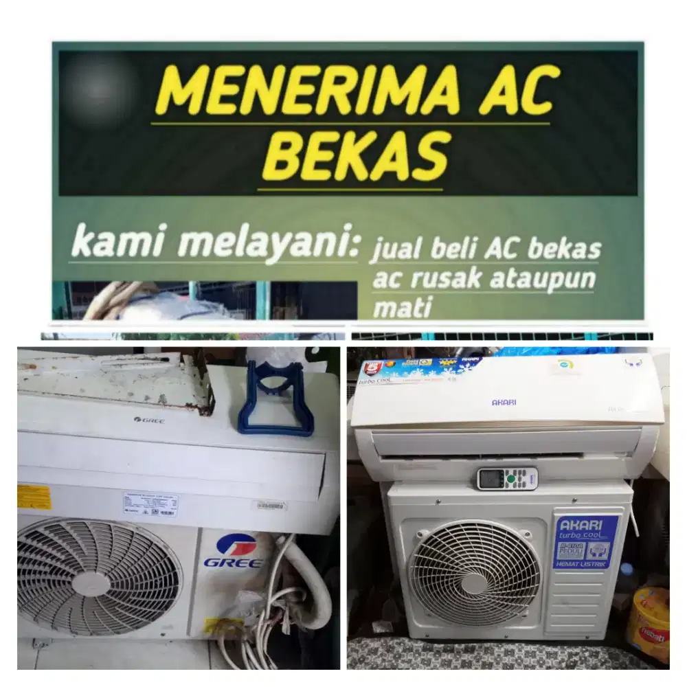 Terima ac bekas rusak
