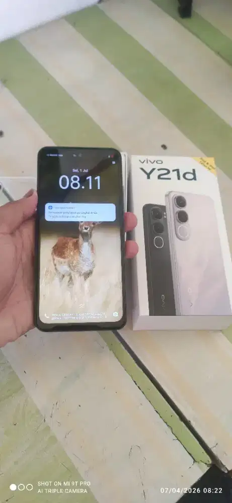Vivo Y21d ram 6/128