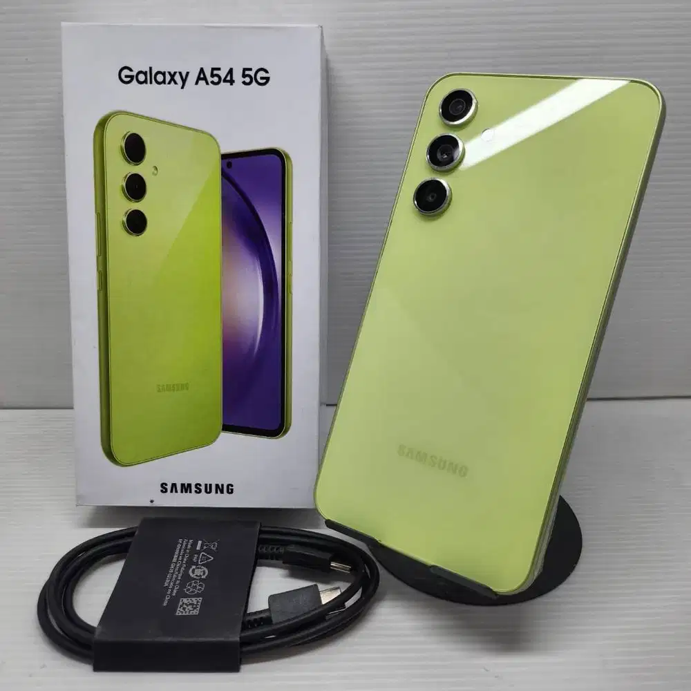 GRESS SAMSUNG GALAXY A54 5G 8/256 LIMESEIN RESMI MULUS NO MINUS LIKE N