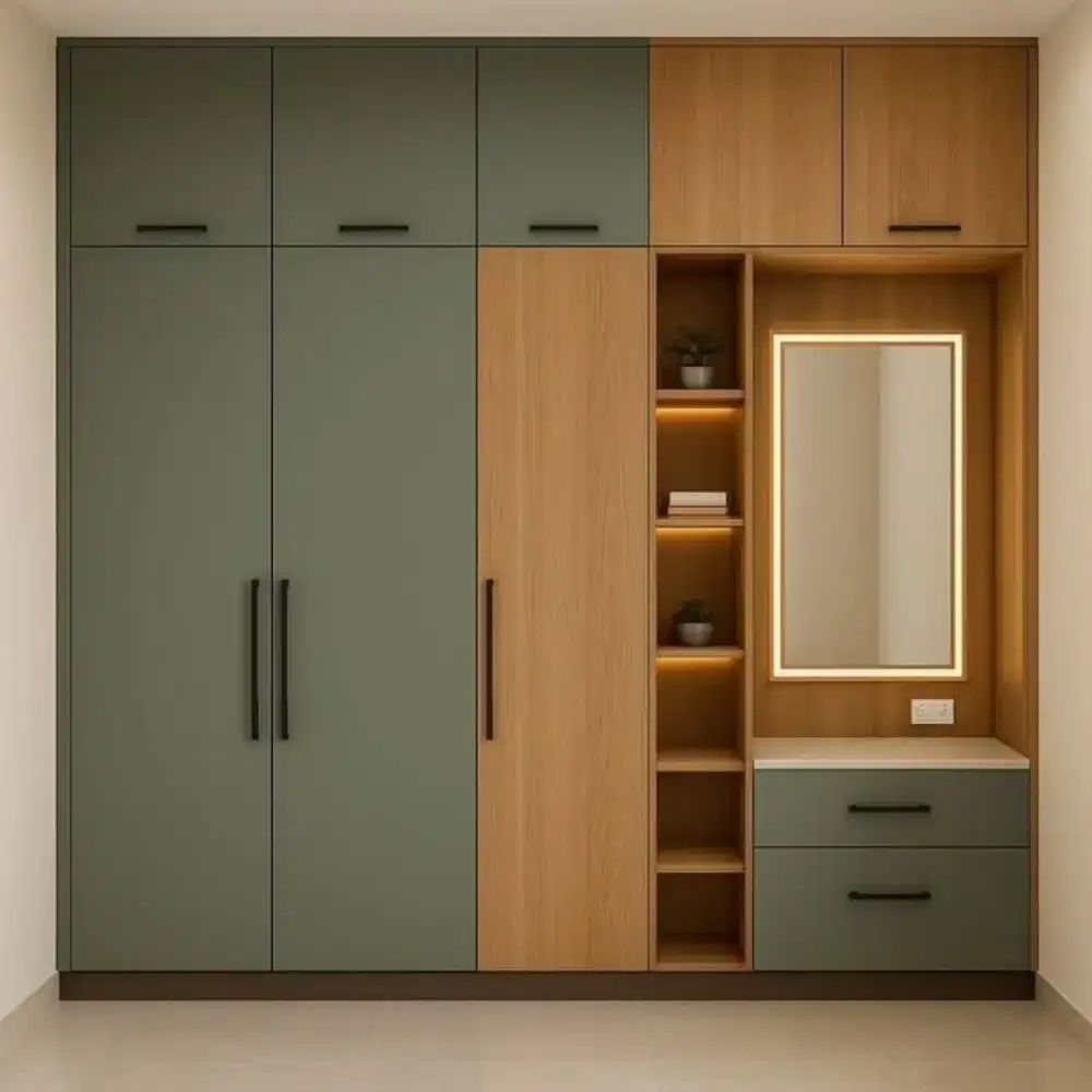 Lemari Pakaian Modern Minimalis