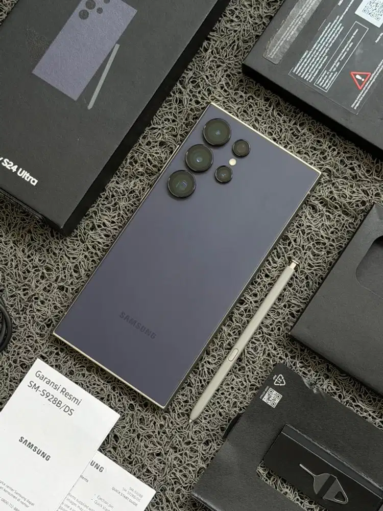 Samsung Galaxy S24 Ultra Violet 512gb Fullset Resmi
