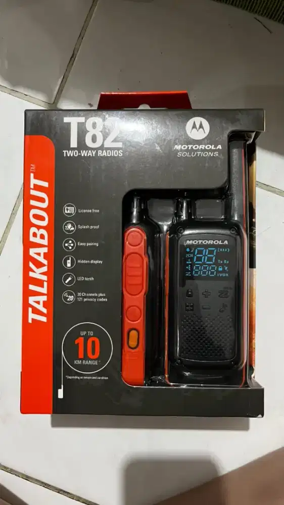 WALKIE TALKIE MOTOROLA T82 ORIGINAL