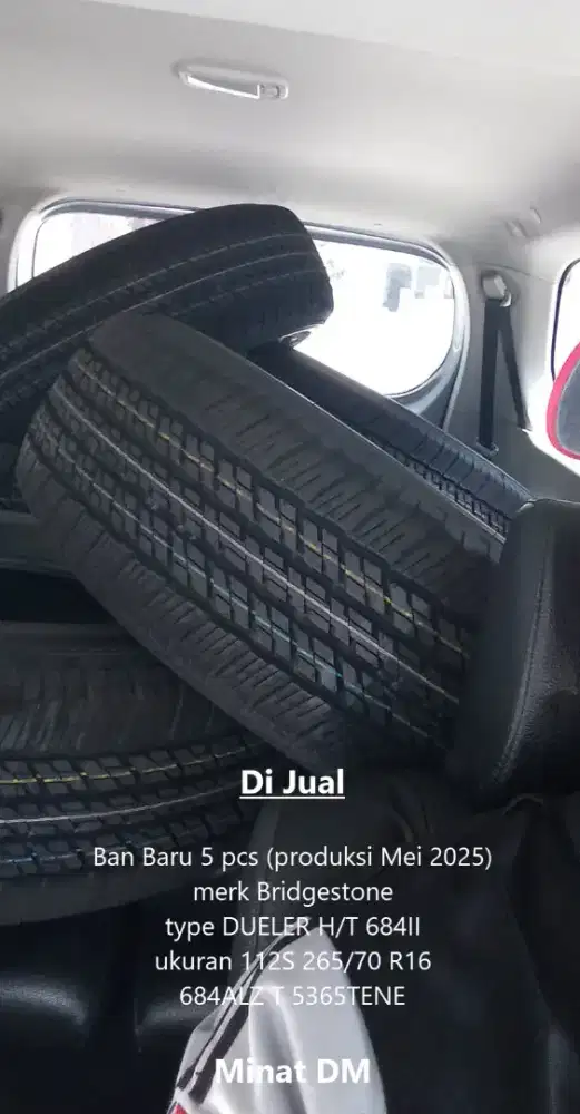 Jual ban baru ring 16