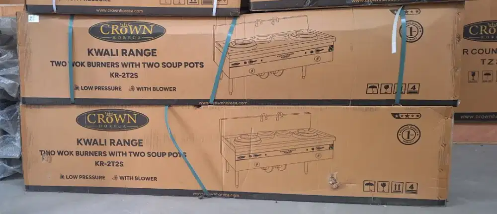 Kompor Gas Kwali Range Crown 2 Tungku KR-2T2S