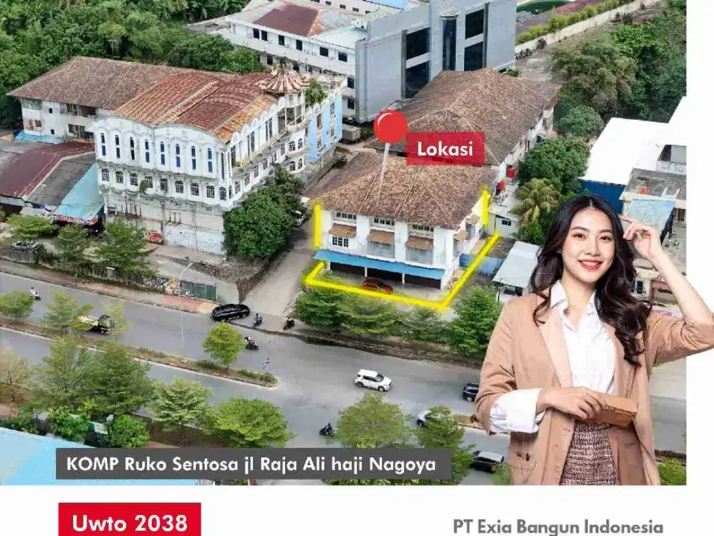 dijual 3 unit Ruko 3 lantai seharga 2 ruko saja di komplek sentosa Nagoya