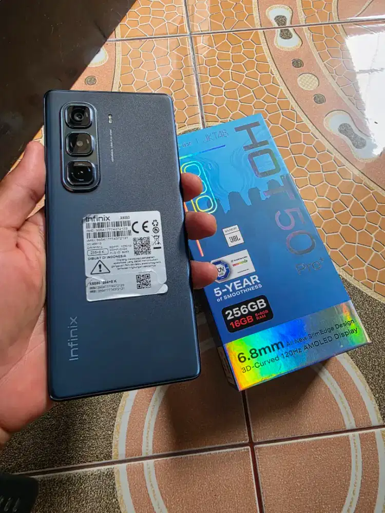 Infinix hot 50 pro+ 8/256 mulus lengkap