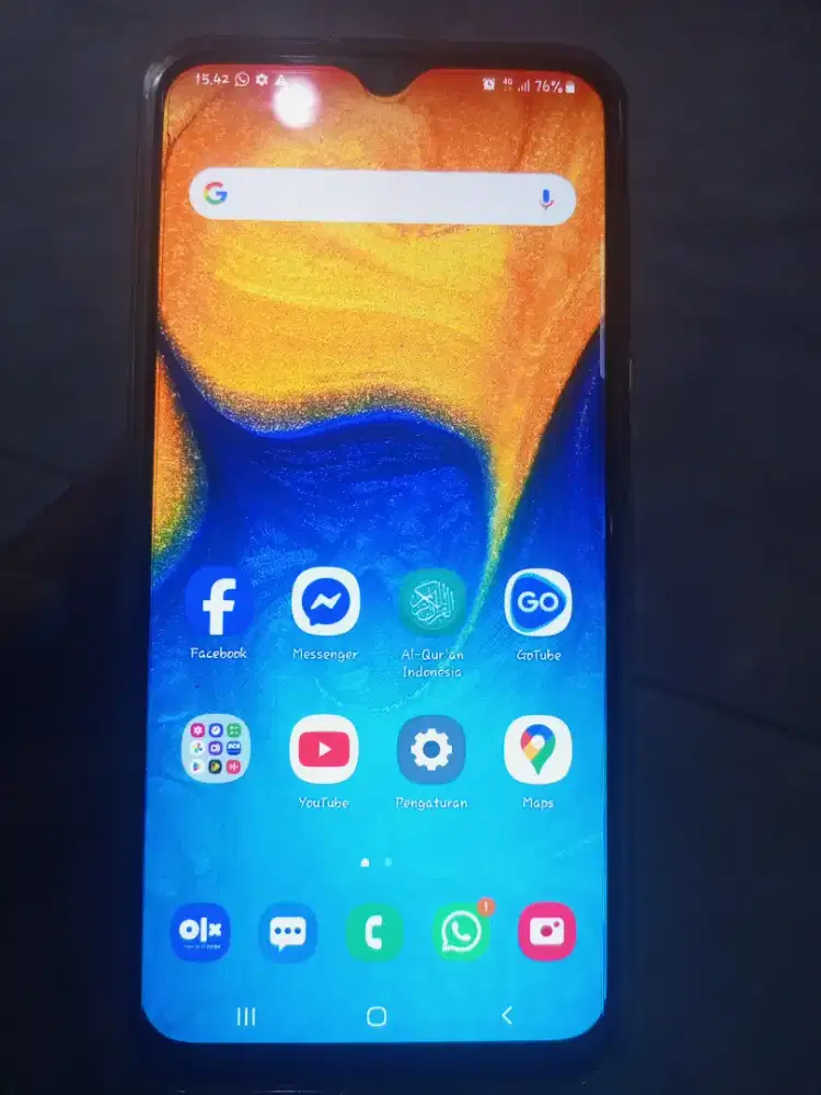 Lcd ORI Fset samsung A20 ga pake mesin di BSD