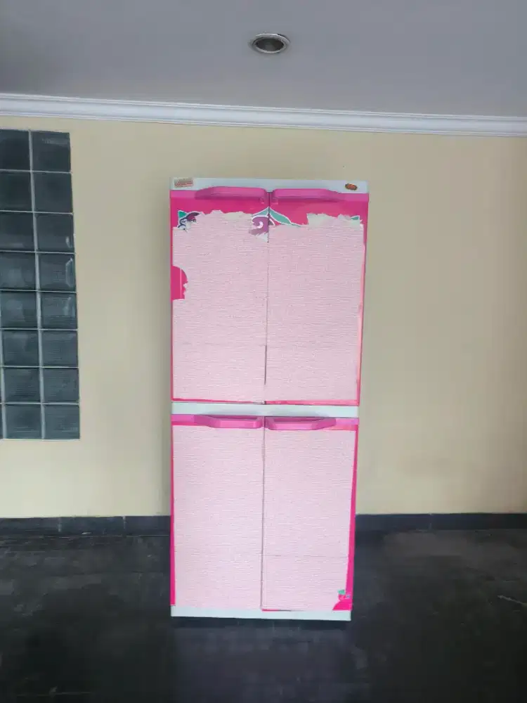 Lemari plastik jumbo 4 susun