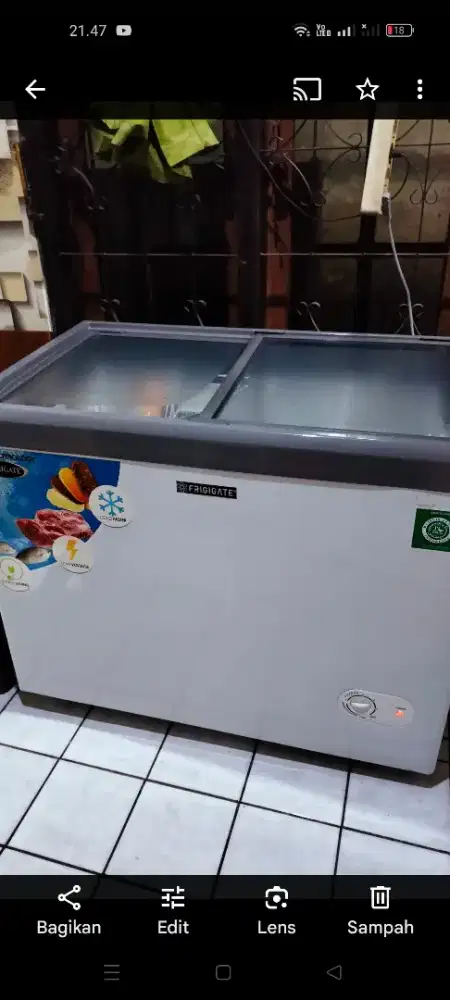 Freezer frigigate 200lt