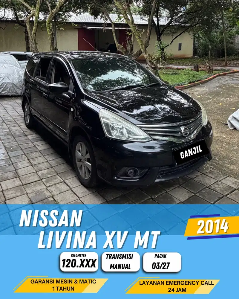 NISSAN LIVINA XV 2014 MT MANUAL / GANJIL