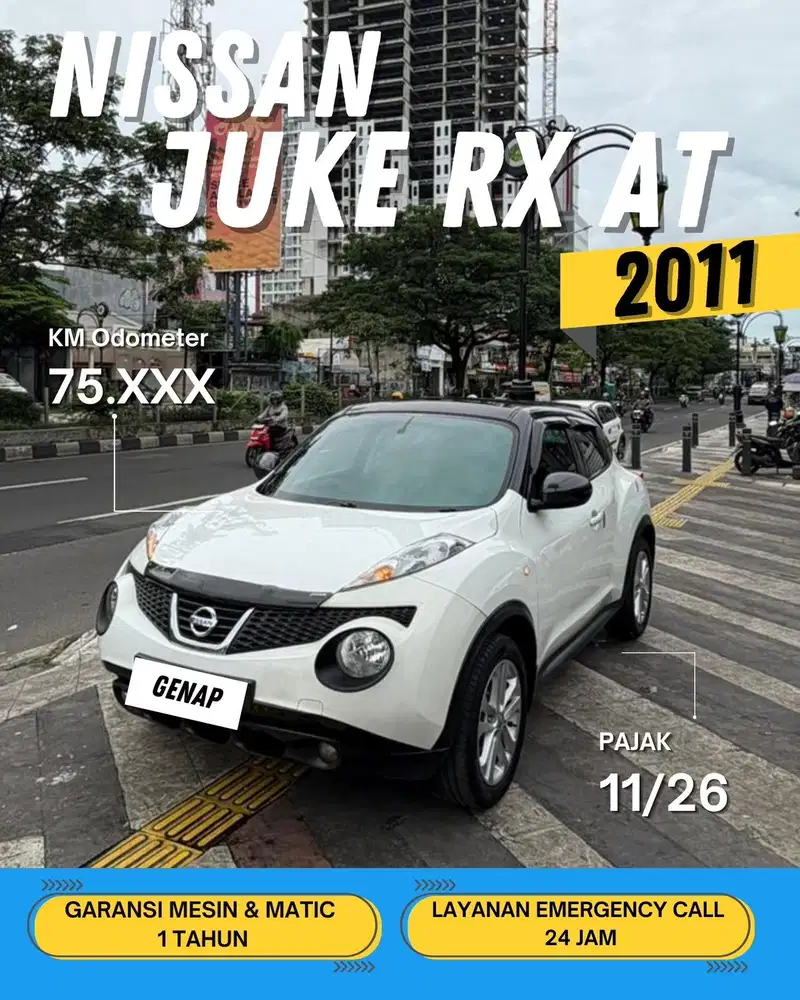 NISSAN JUKE RX 2011 AT MATIC / GENAP