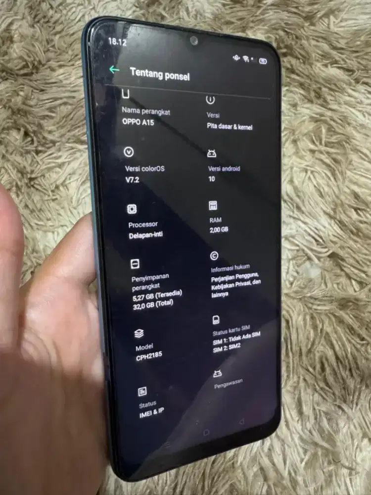 oppo A15 normal mulus