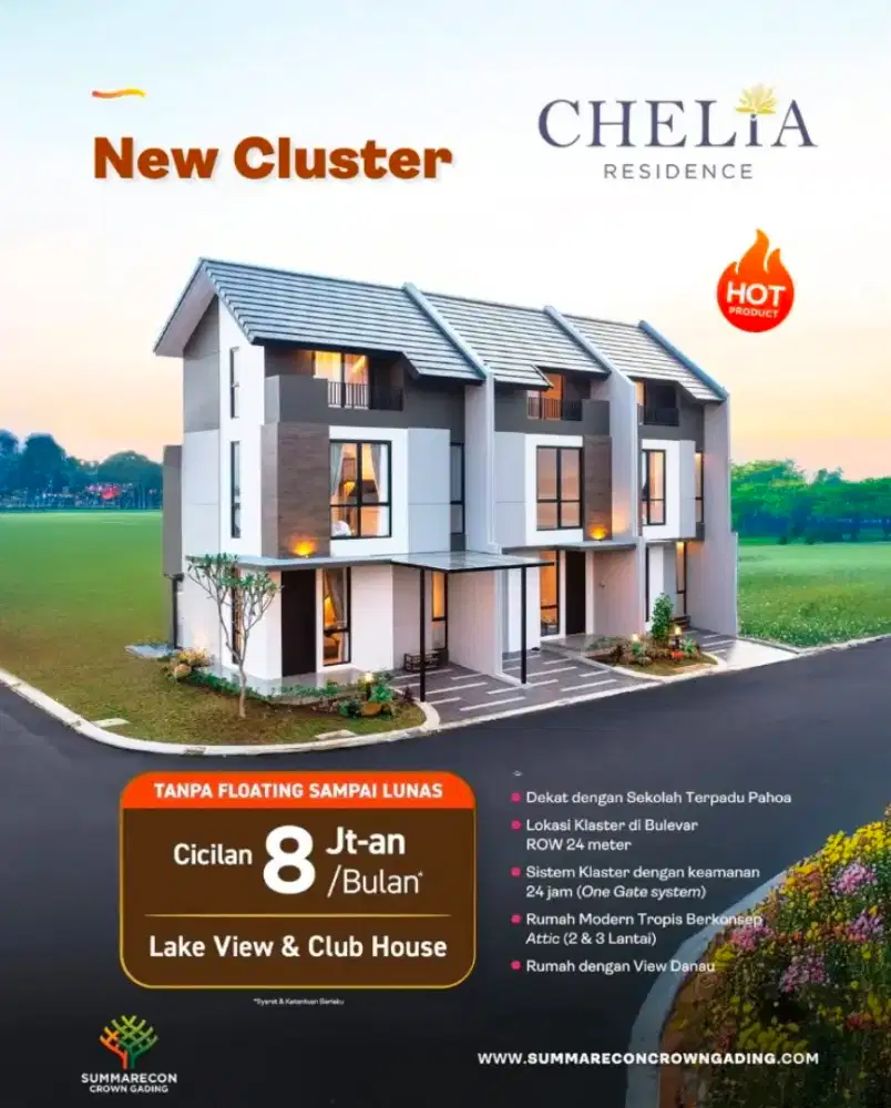 Hot Promo Deal Rumah Summarecon Crown Gading Chelia
