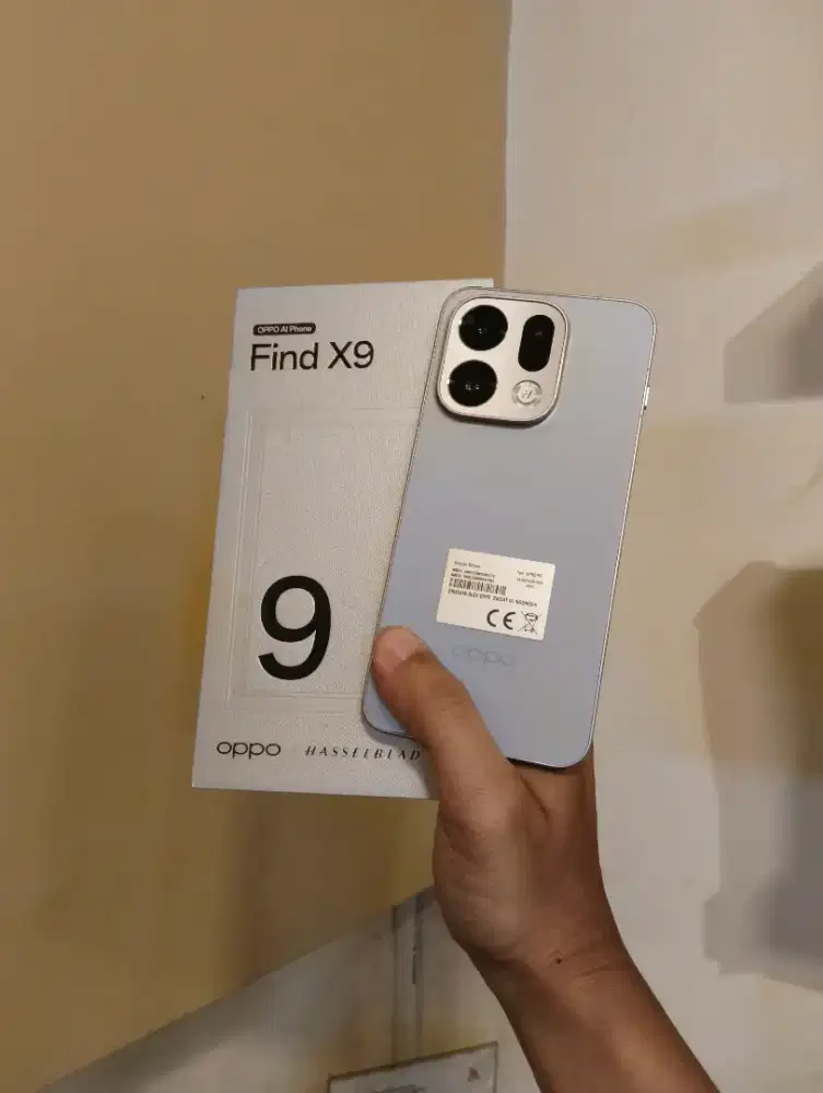 Jual Oppo Find X9 Second Ram 16/512Gb Mulus Likenew Garansi Panjang