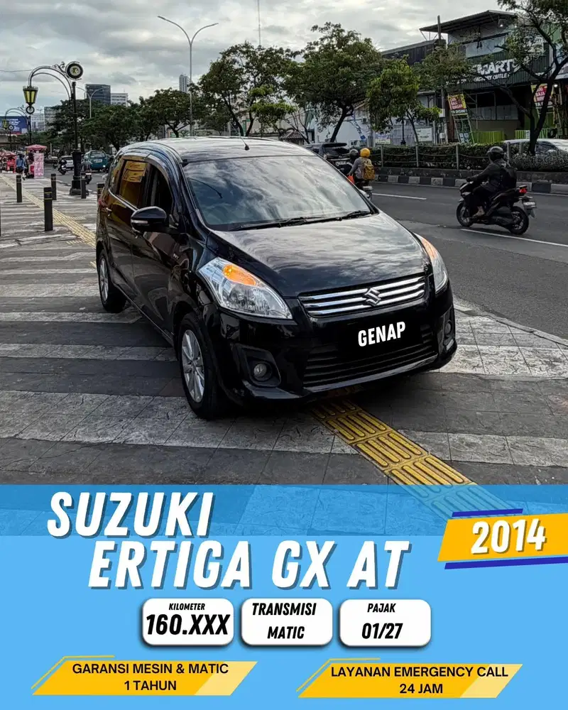 SUZUKI ERTIGA GX 2014 AT MATIC / GENAP
