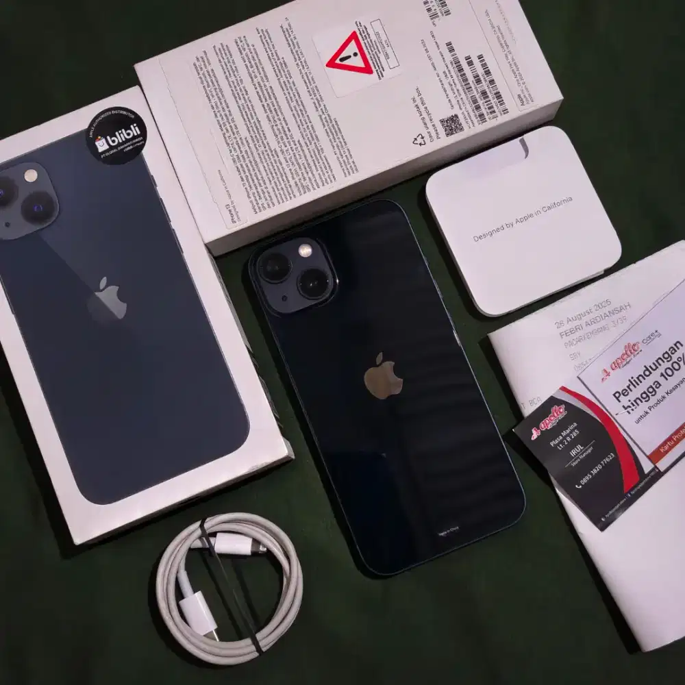 iPhone 13 128GB Garansi Resmi iBox Agustus 2026