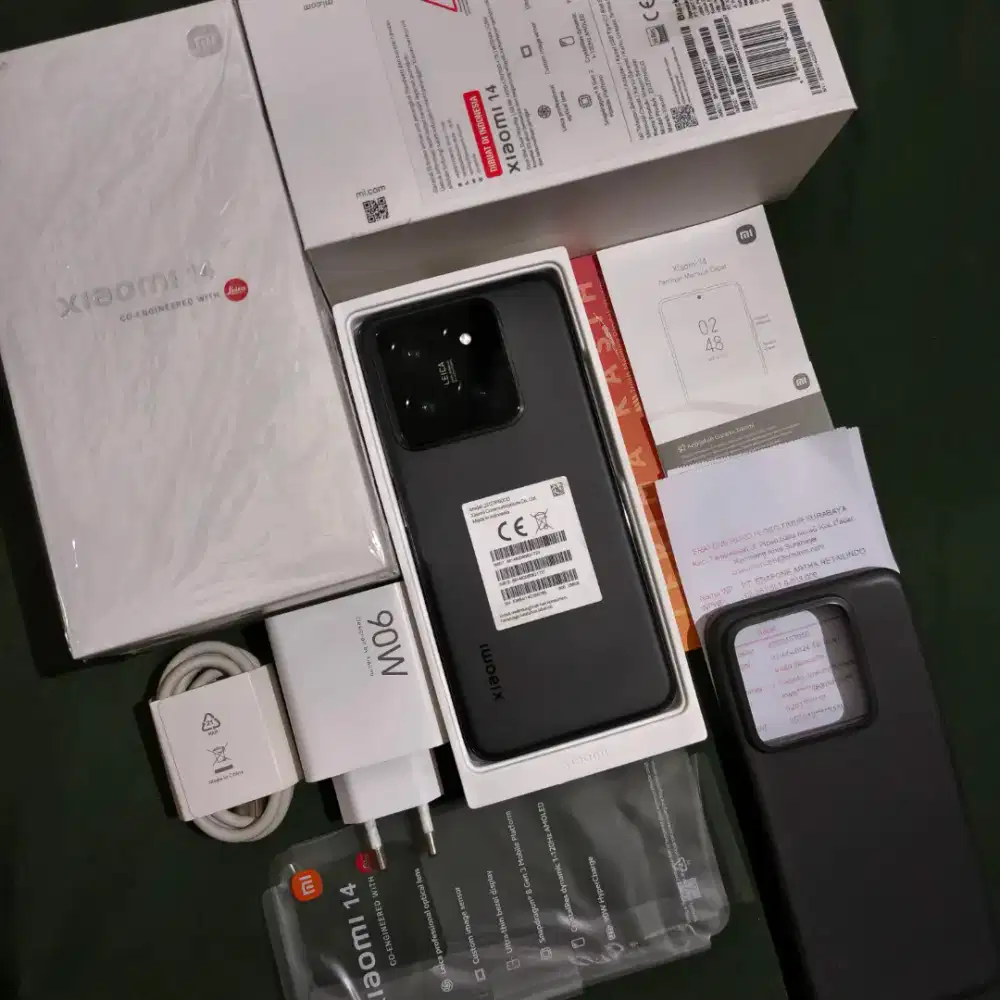 Xiaomi 14 5G 12/256GB Black Garansi Resmi TAM Indonesia