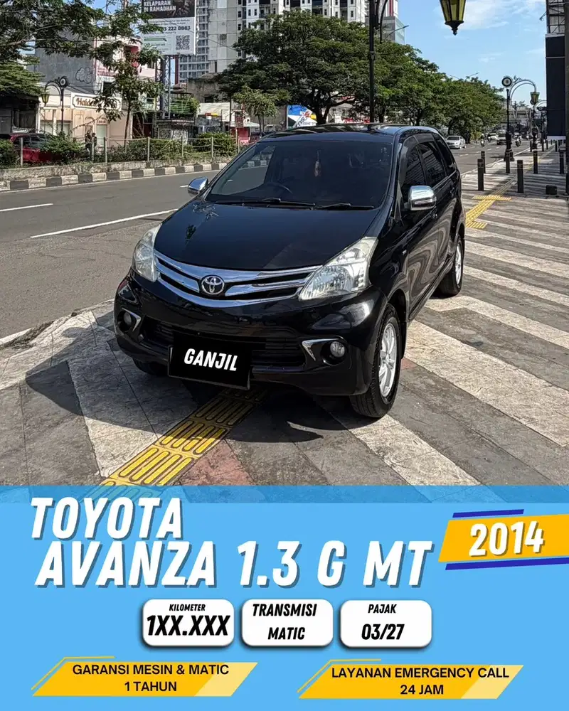 TOYOTA AVANZA VELOZ 1.5 2012 AT MATIC / GANJIL