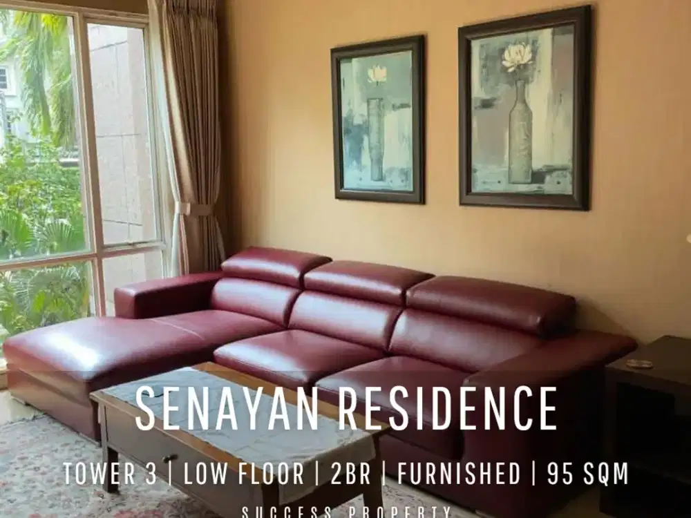 For Sell & Rent! Senayan Residence Tower 3 Low Floor with Pool View
